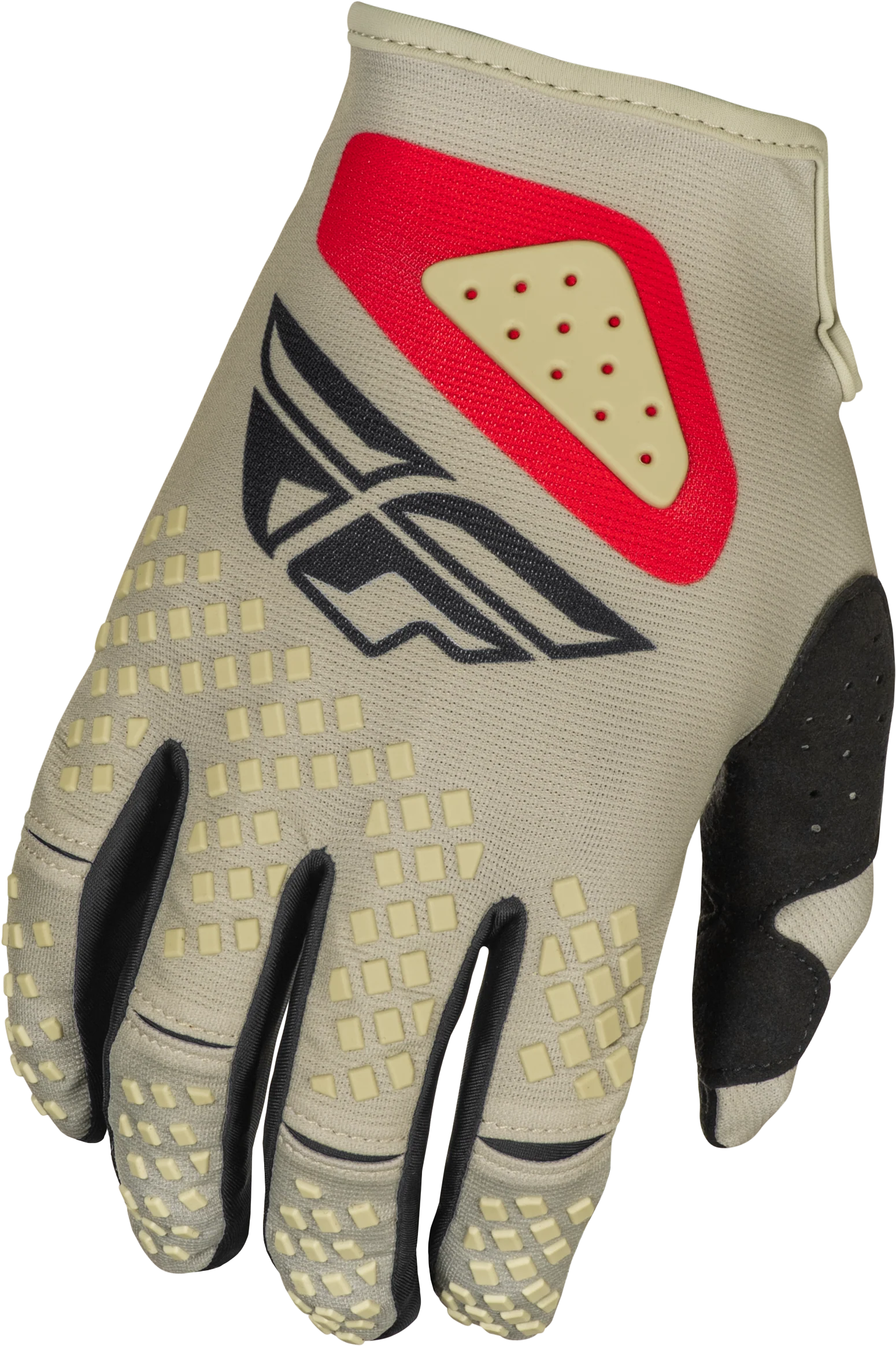Kinetic Sym Gloves Light Grey/Red/Black Sm