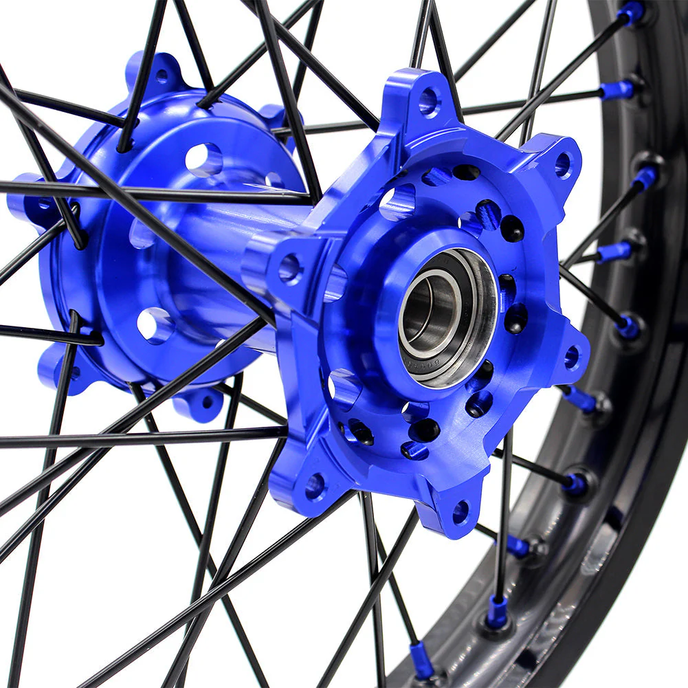 KKE 1.6*21 & 2.15*18 Enduro Spoked Wheels Set For SUZUKI DRZ400SM 2005-2024 - Image 9