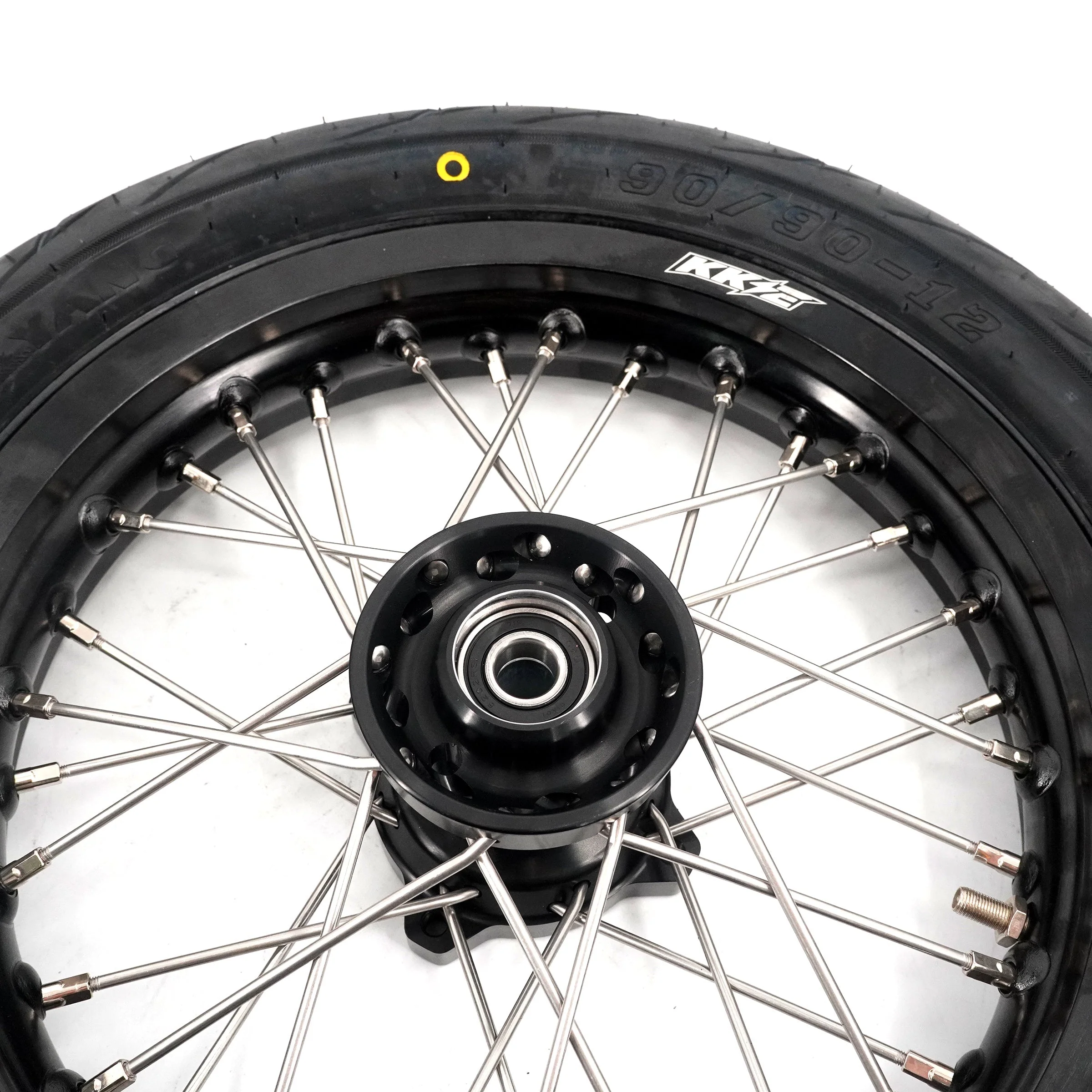 KKE Mini  E-Bike Wheel Kit with Tires | Rawrr Mantis X 2024-2025 Black - 1.85*12’‘ & 2.15*12’‘ - Image 5