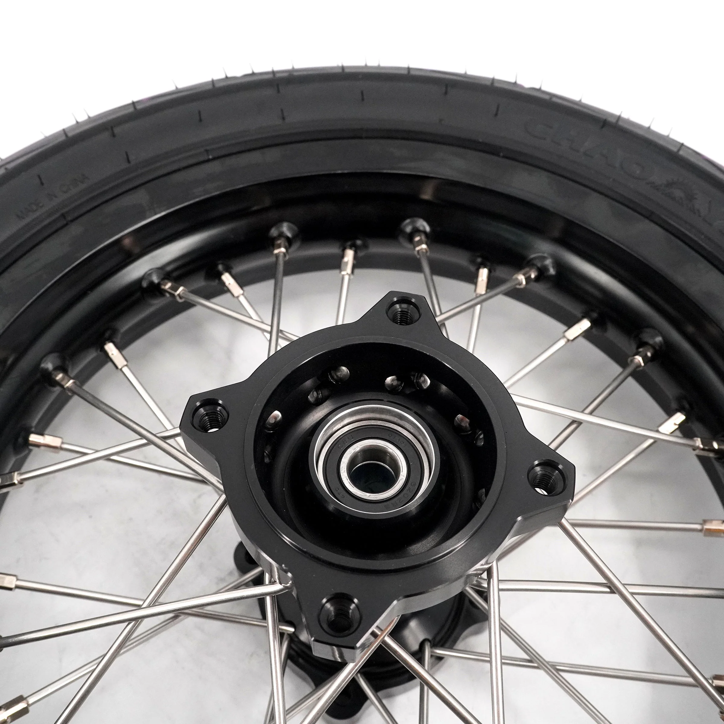 KKE Mini  E-Bike Wheel Kit with Tires | Rawrr Mantis X 2024-2025 Black - 1.85*12’‘ & 2.15*12’‘ - Image 9