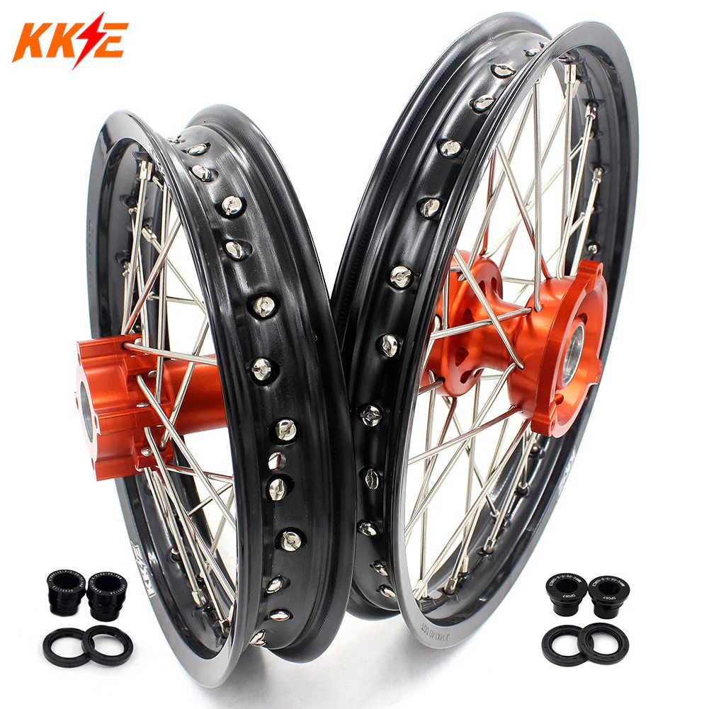 KKE 14"*1.4/12"*1.6 Kid's Small Wheels Rims Set Fit KTM SX 65 2002-2024 / GAS-GAS MC 65 2021-2024 - Image 15