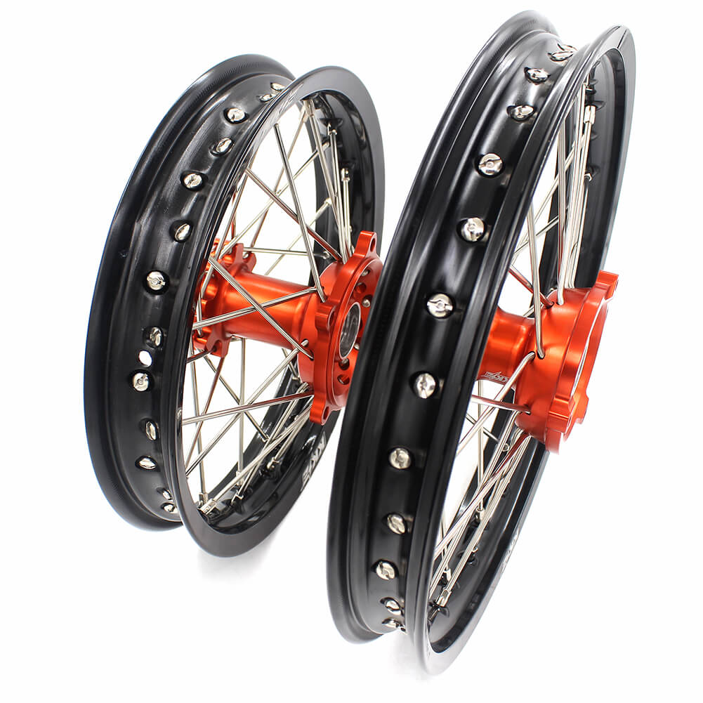 KKE 14"*1.4/12"*1.6 Kid's Small Wheels Rims Set Fit KTM SX 65 2002-2024 / GAS-GAS MC 65 2021-2024 - Image 3