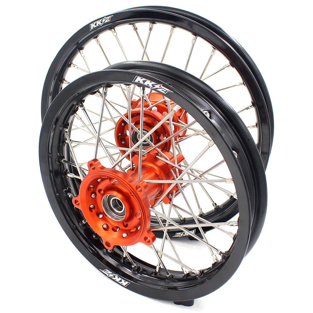 KKE 14"*1.4/12"*1.6 Kid's Small Wheels Rims Set Fit KTM SX 65 2002-2024 / GAS-GAS MC 65 2021-2024 - Image 4