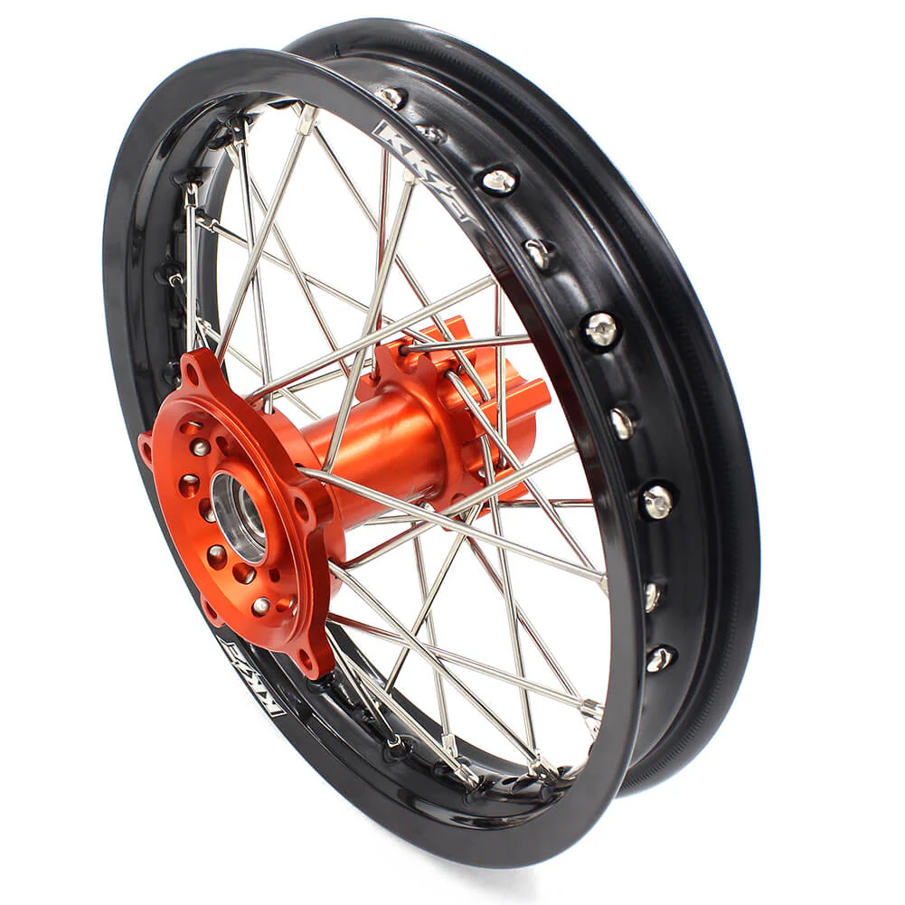 KKE 14"*1.4/12"*1.6 Kid's Small Wheels Rims Set Fit KTM SX 65 2002-2024 / GAS-GAS MC 65 2021-2024 - Image 5