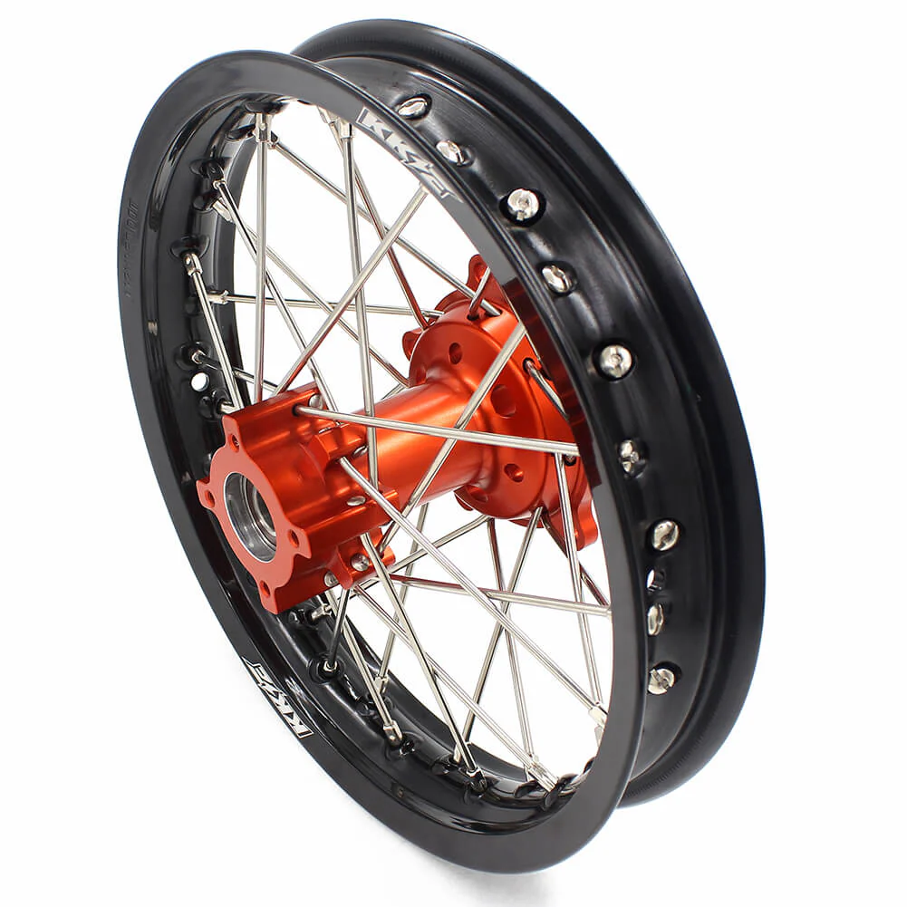 KKE 14"*1.4/12"*1.6 Kid's Small Wheels Rims Set Fit KTM SX 65 2002-2024 / GAS-GAS MC 65 2021-2024 - Image 7