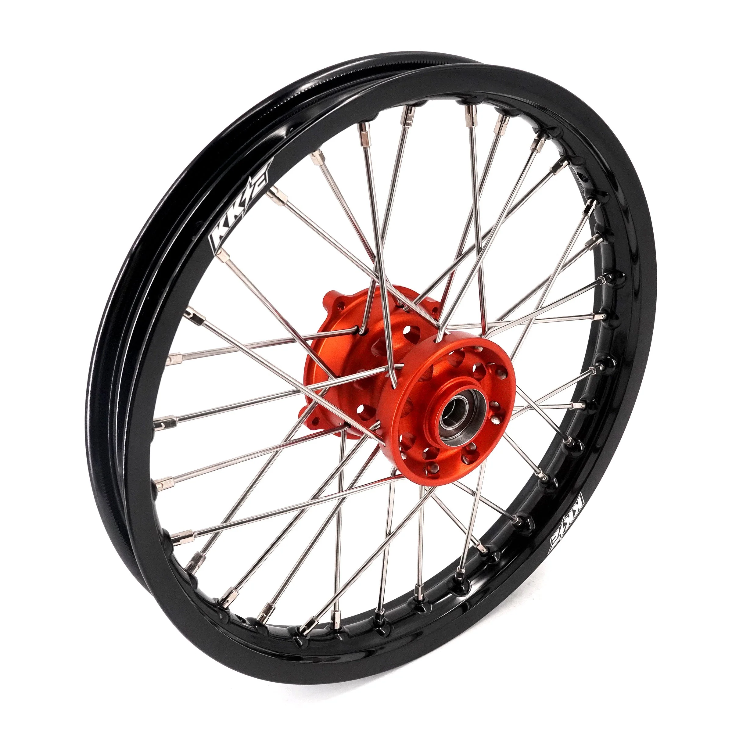 KKE 14"*1.4/12"*1.6 Kid's Small Wheels Rims Set Fit KTM SX 65 2025 Orange&Black - Image 3