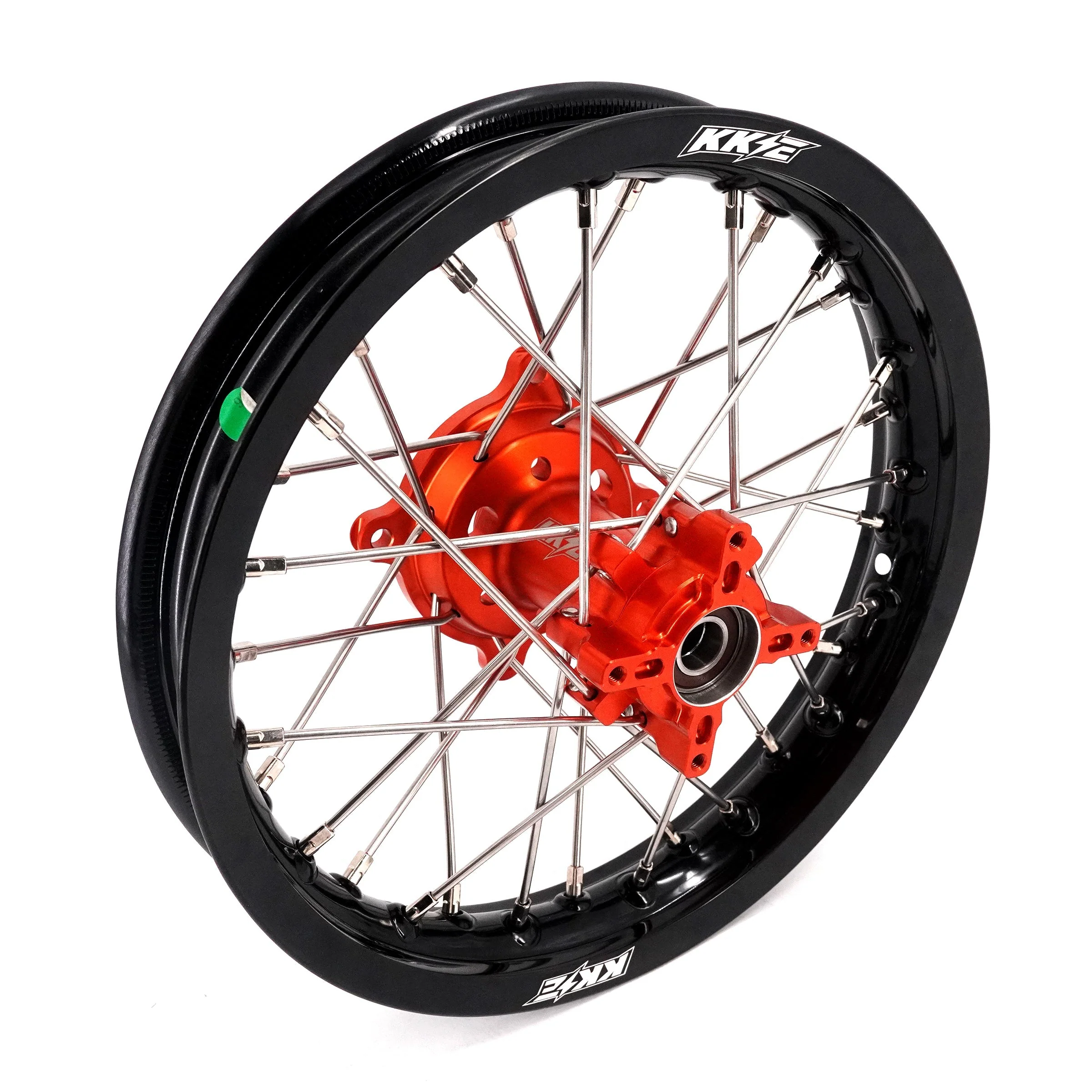 KKE 14"*1.4/12"*1.6 Kid's Small Wheels Rims Set Fit KTM SX 65 2025 Orange&Black - Image 8