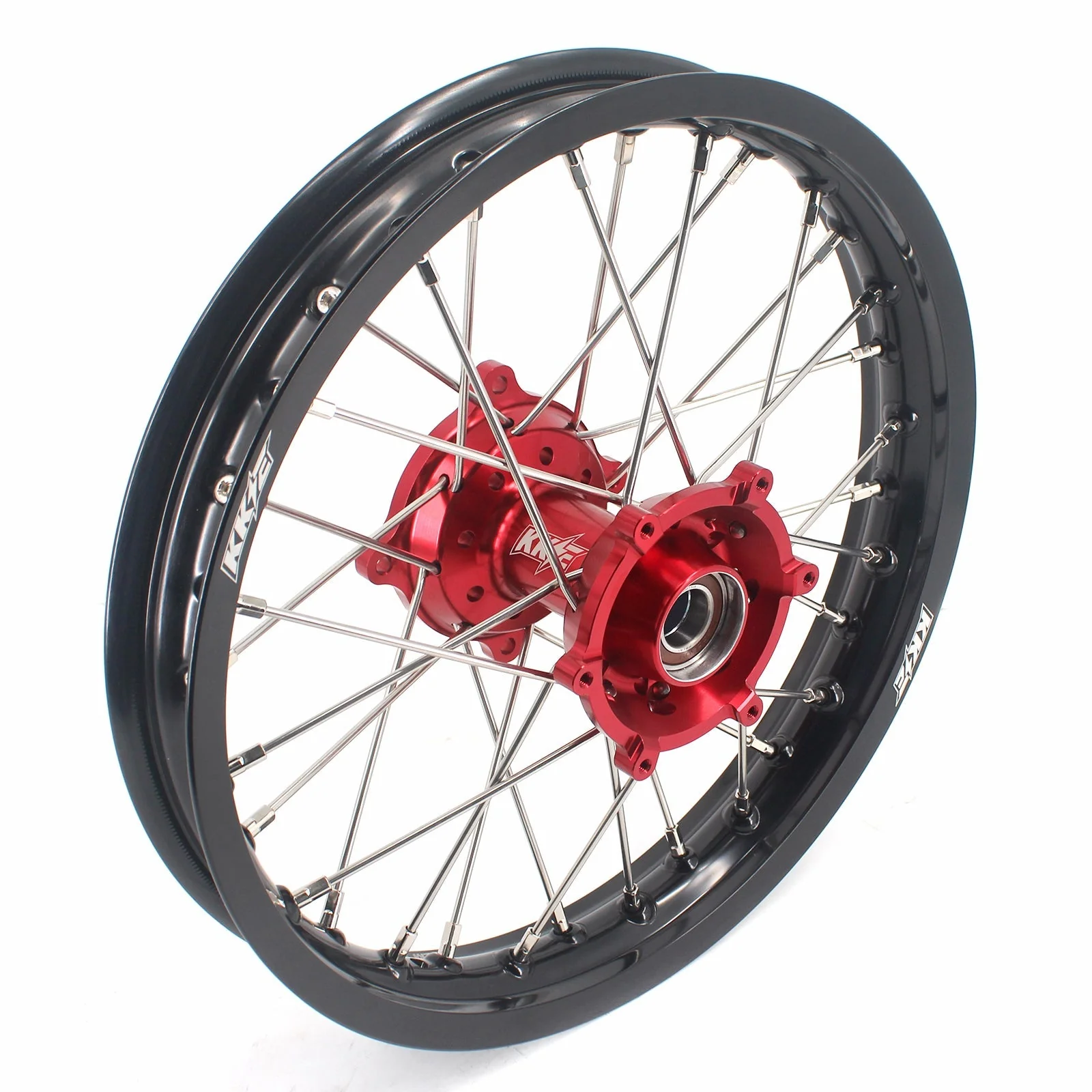 KKE 17"*1.4/14"*1.6 Small Kid's Wheels For KTM SX 85 GAS GAS MC85 2021-2024 Red Hub - Image 8