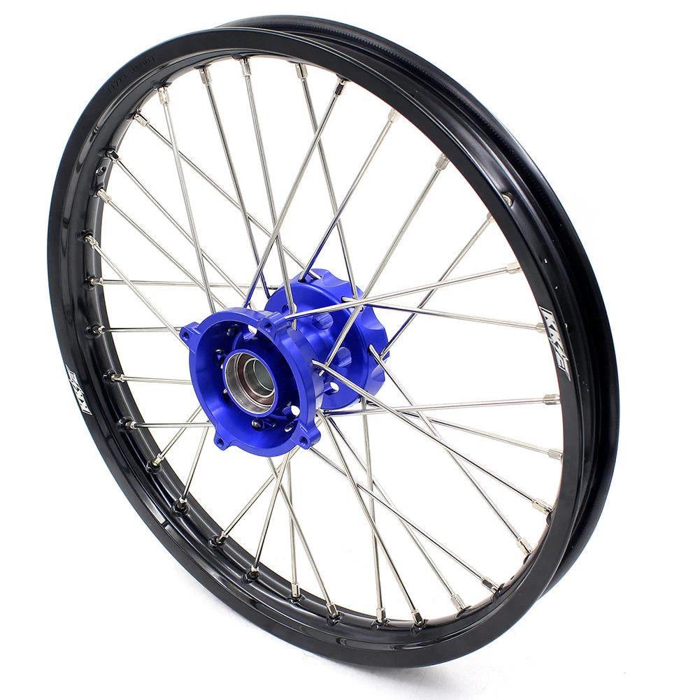 KKE 17"*1.4/14"*1.6 Spoked Kid's Big Wheels Rims Fit KTM SX 85 2003-2020 Husqvarna TC 85 2014-2020 Blue Hub - Image 11