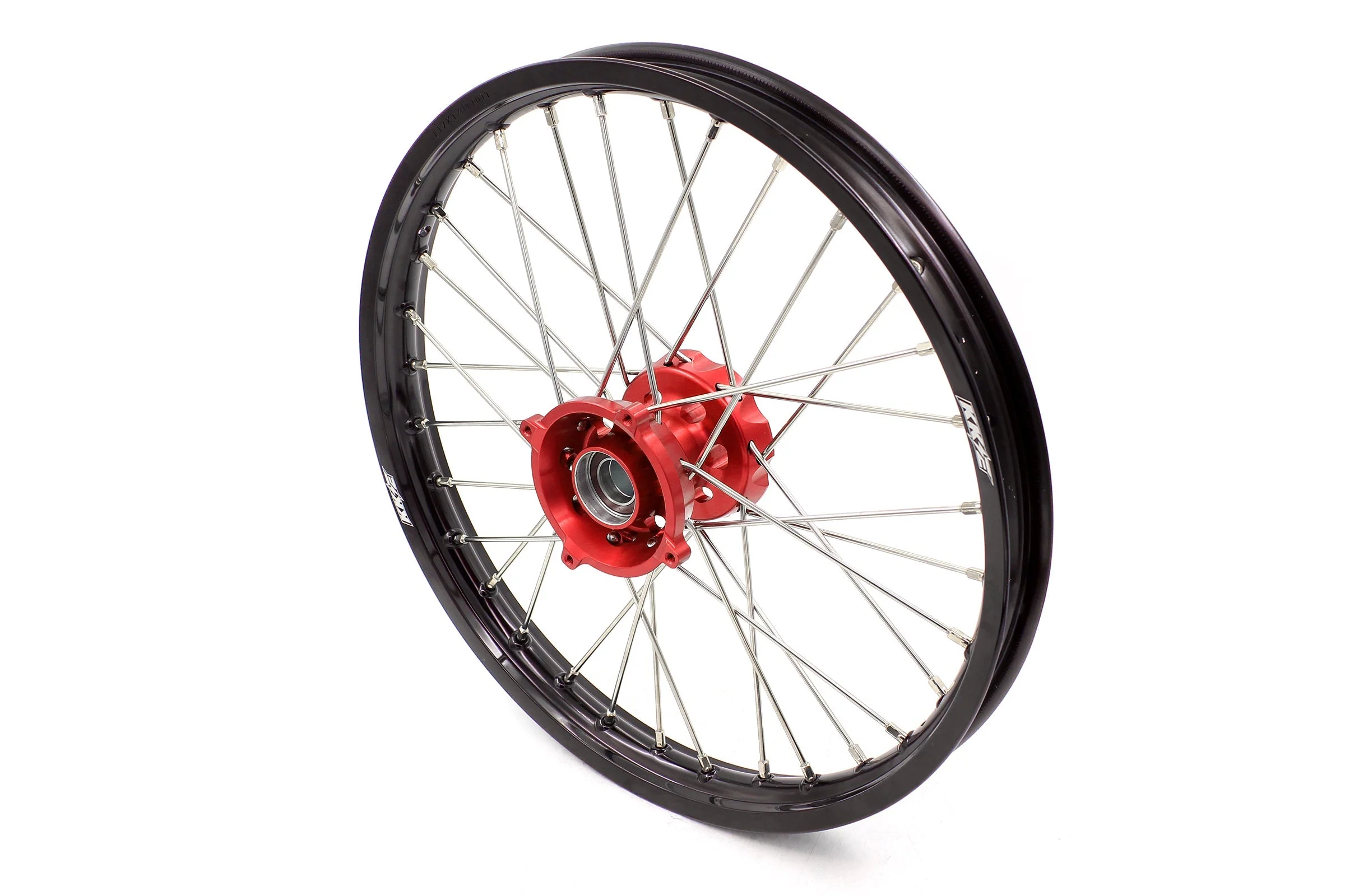KKE 17"*1.4/14"*1.6 Spoked Small Kid's Wheels Set For KTM SX 85 2003-2020 Red Hub - Image 10
