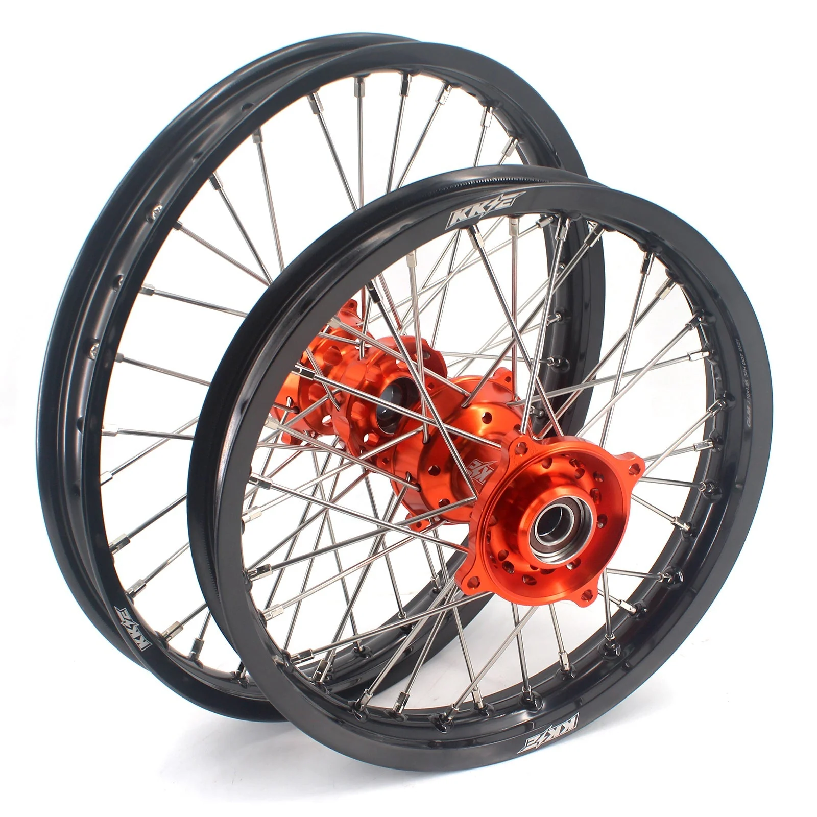 KKE 17/14 Factory Size Kids Big Wheels Rims Fit KTM SX 85 2025 Orange - Image 2