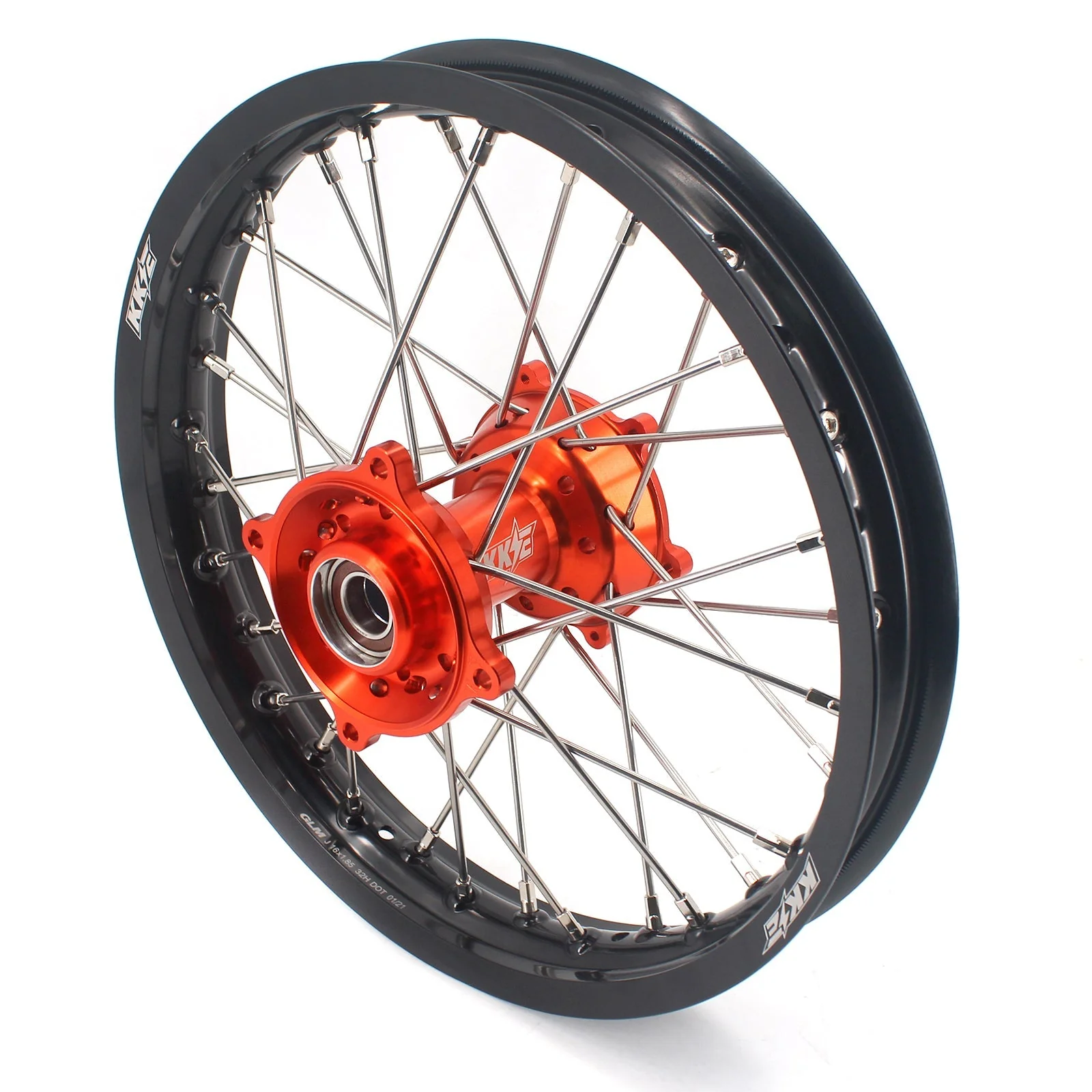 KKE 17/14 Factory Size Kids Big Wheels Rims Fit KTM SX 85 2025 Orange - Image 4