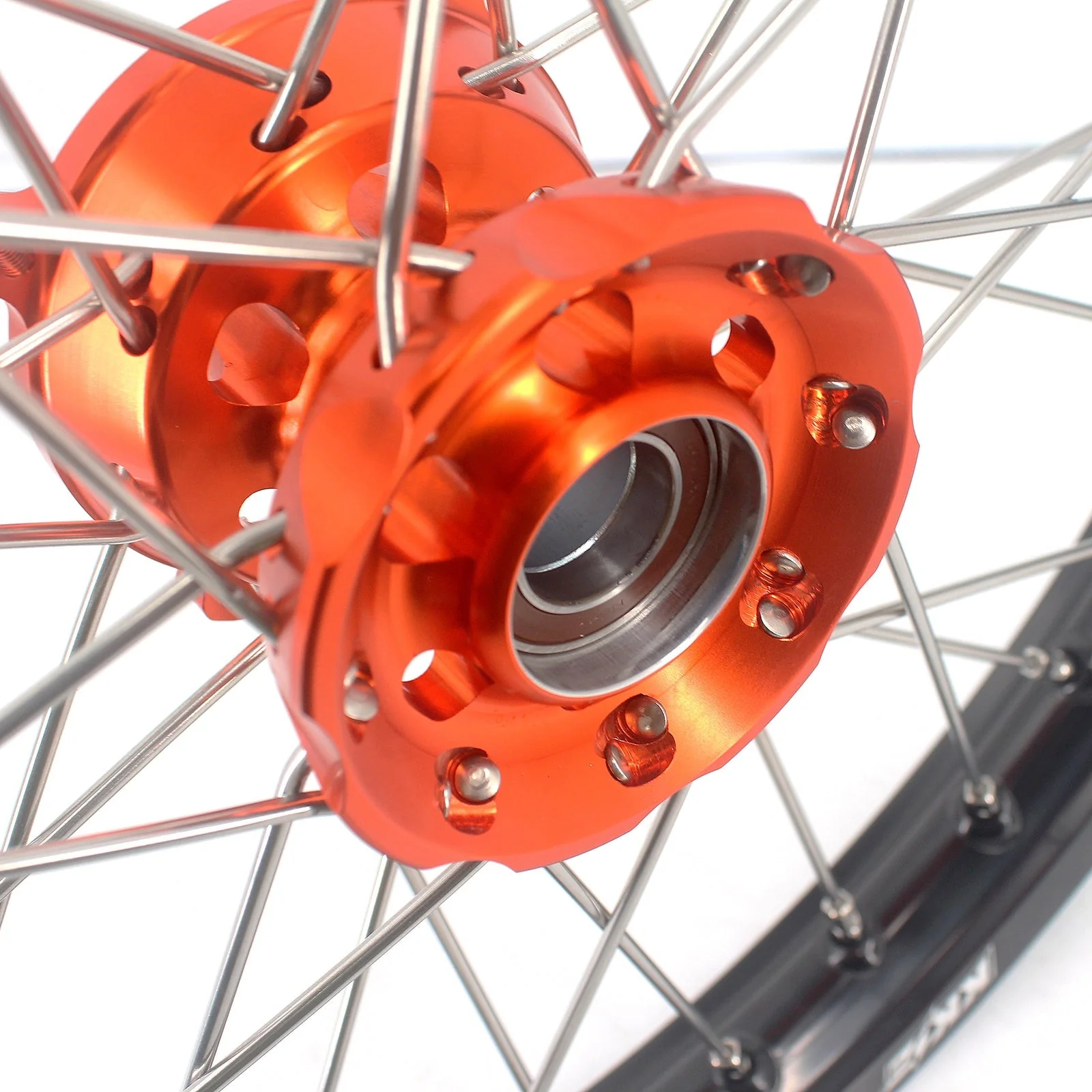 KKE 17/14 Factory Size Kids Big Wheels Rims Fit KTM SX 85 2025 Orange - Image 7