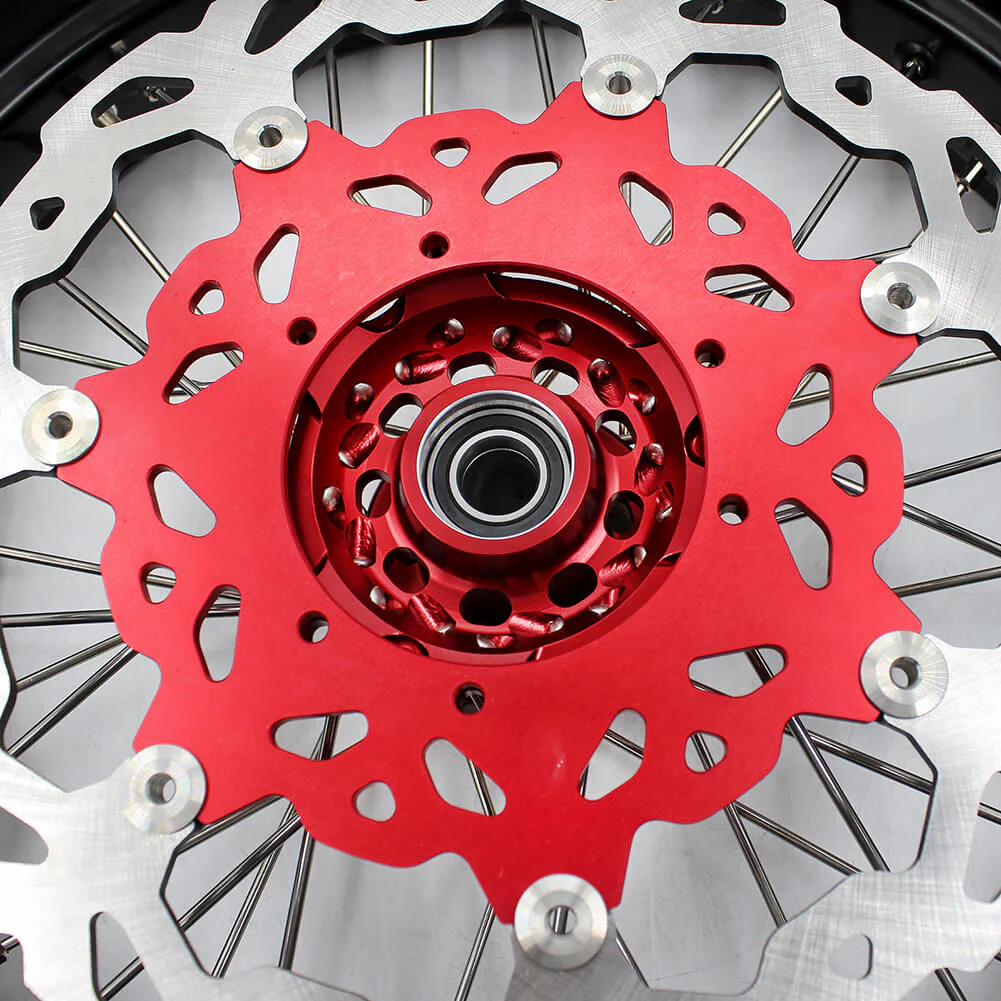KKE 17 Inch Cush Drive Supermoto Rims For HONDA XR650L 1993-2021 With CST Tires - Image 7