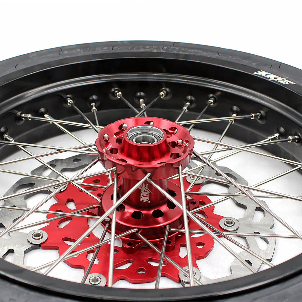 KKE 17 Inch CUSH Drive Supermoto Rims Tires For HONDA XR650L 1993-2024 With CST Tires - Image 11