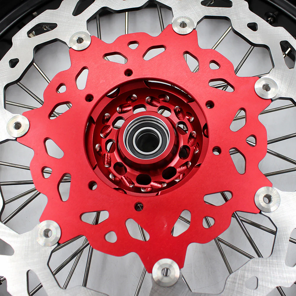 KKE 17 Inch Cush Drive Supermoto Wheels with CST Tires  For HONDA XR650R 2000-2008 - Image 2