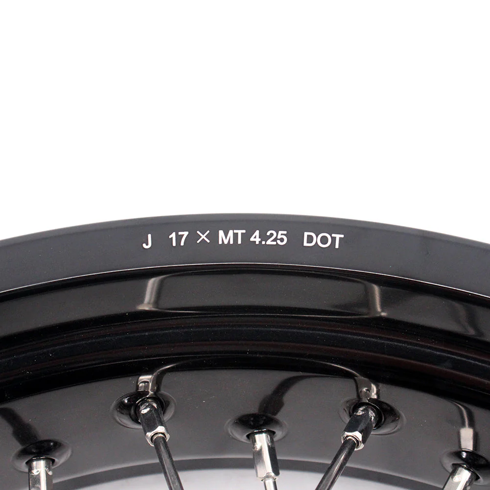 KKE 17 Inch Supermoto Rims for Honda CRF250R 04-13 CRF450R 02-12 Black - Image 11