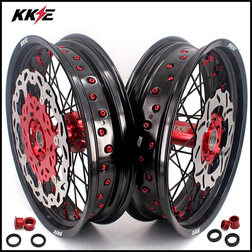 KKE 17 Inch Supermoto Wheels Fit for Honda CRF450L/CRF450RX/CRF450RL 2019-2021 | CRF250R/CRF250RX CRF450R 2013-2024 - Image 13