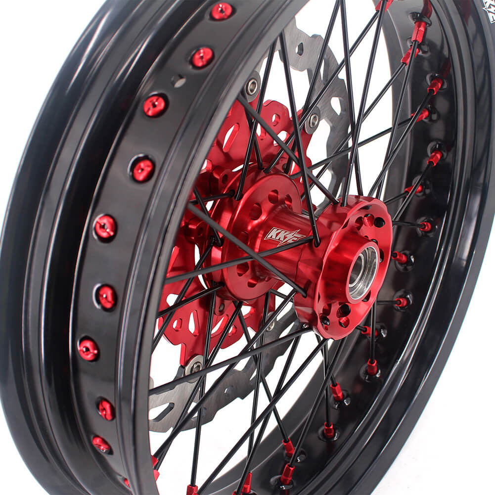 KKE 17 Inch Supermoto Wheels Fit for Honda CRF450L/CRF450RX/CRF450RL 2019-2021 | CRF250R/CRF250RX CRF450R 2013-2024 - Image 15