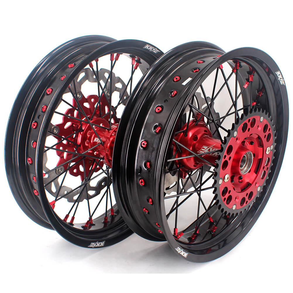 KKE 17 Inch Supermoto Wheels Fit for Honda CRF450L/CRF450RX/CRF450RL 2019-2021 | CRF250R/CRF250RX CRF450R 2013-2024 - Image 16