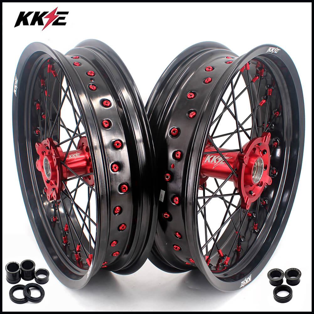 KKE 17 Inch Supermoto Wheels Fit for Honda CRF450L/CRF450RX/CRF450RL 2019-2021 | CRF250R/CRF250RX CRF450R 2013-2024 - Image 25