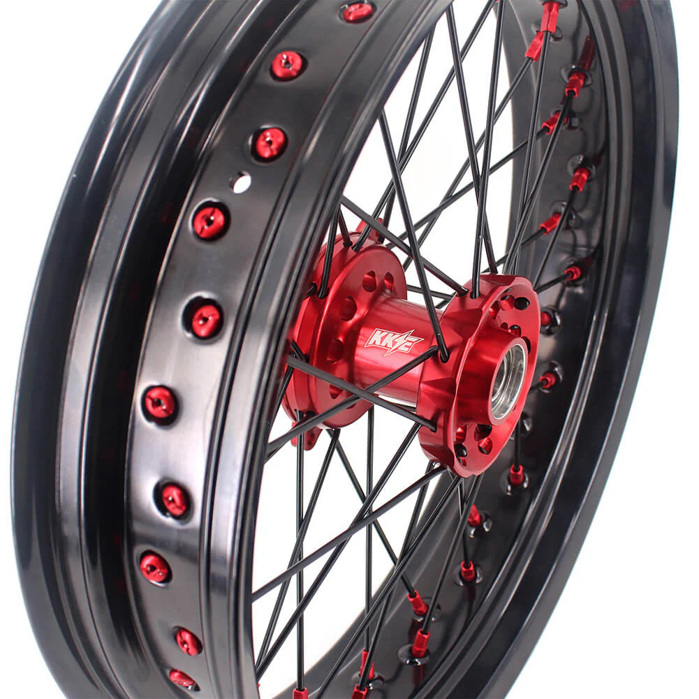 KKE 17 Inch Supermoto Wheels Fit for Honda CRF450L/CRF450RX/CRF450RL 2019-2021 | CRF250R/CRF250RX CRF450R 2013-2024 - Image 31