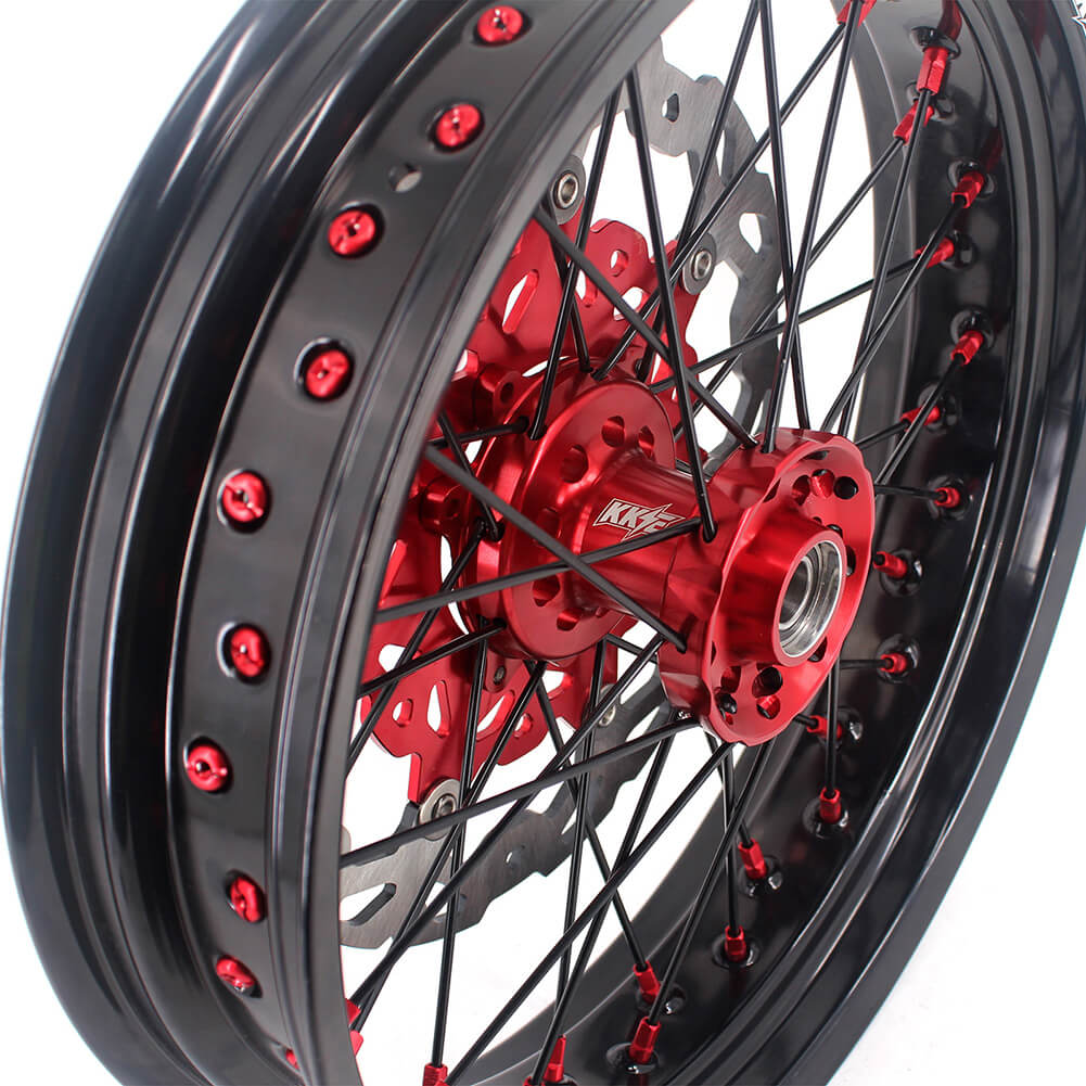 KKE 17 Inch Supermoto Wheels Fit for Honda CRF450L/CRF450RX/CRF450RL 2019-2021 | CRF250R/CRF250RX CRF450R 2013-2024 - Image 40