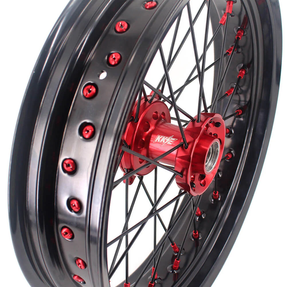 KKE 17 Inch Supermoto Wheels Fit for Honda CRF450L/CRF450RX/CRF450RL 2019-2021 | CRF250R/CRF250RX CRF450R 2013-2024 - Image 7