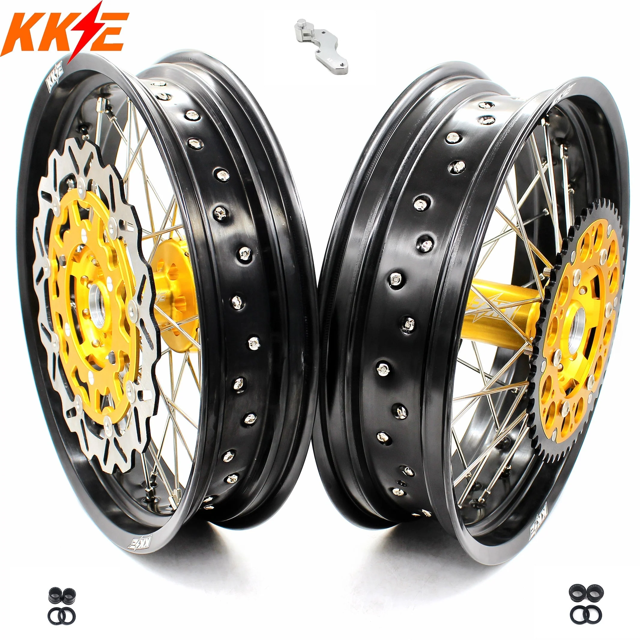 KKE 17 Inch Supermoto Wheels for SUZUKI RMZ250 2007-2024 RMZ450 2005-2024 - Image 14