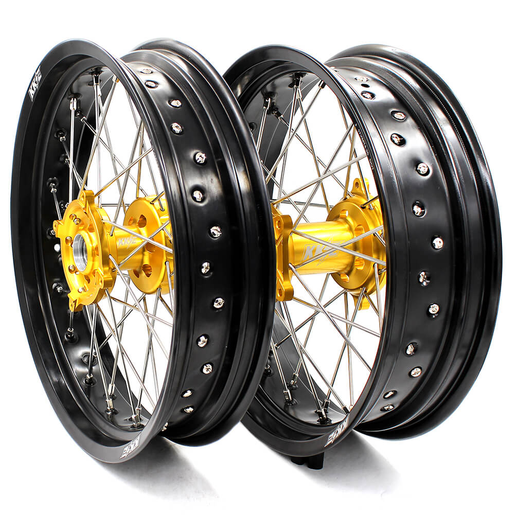 KKE 17 Inch Supermoto Wheels for SUZUKI RMZ250 2007-2024 RMZ450 2005-2024 - Image 2