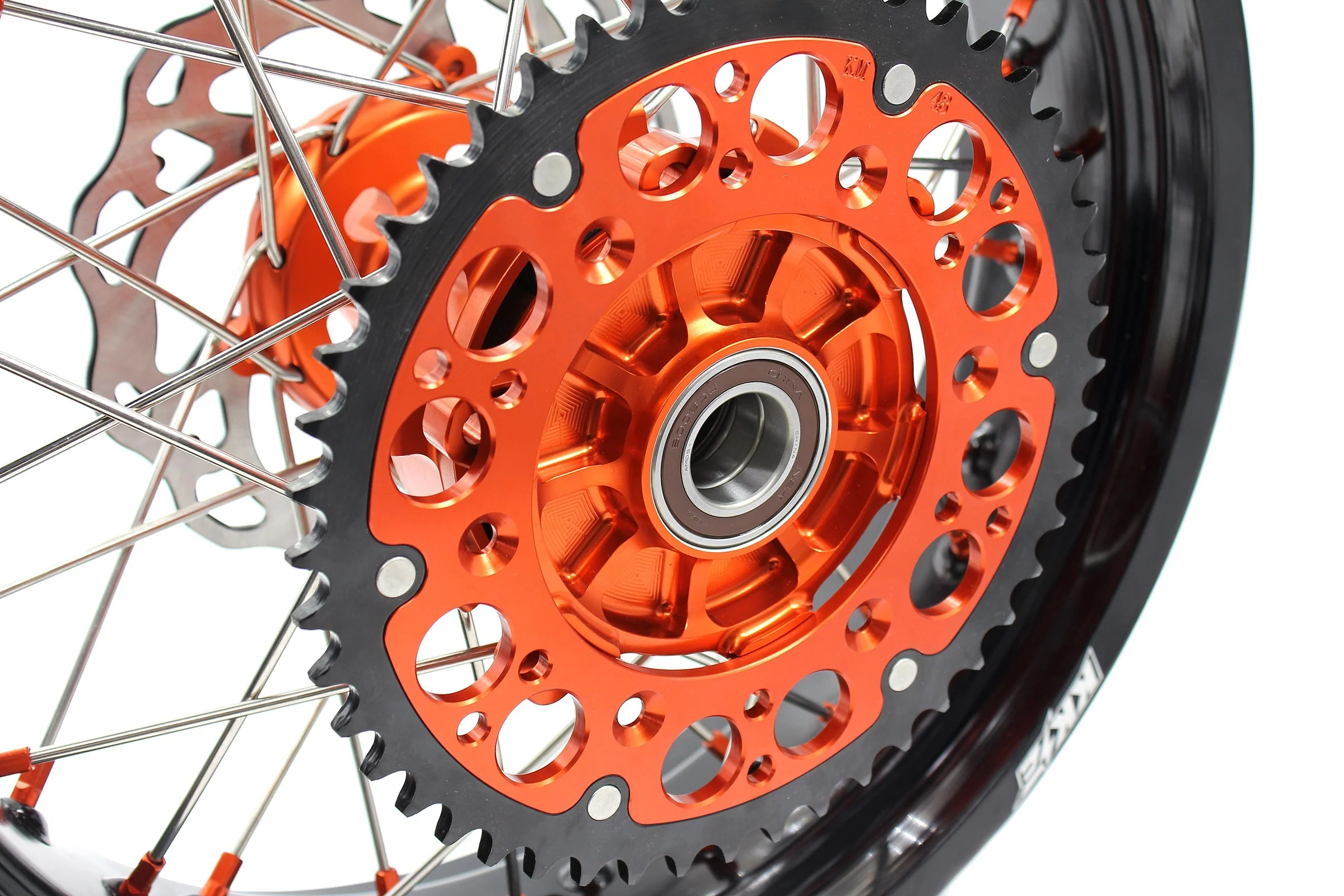 KKE 17Inch CUSH Drive Supermoto Wheels Rims For KTM690 SMC 2007-2011 320MM Disc - Image 11