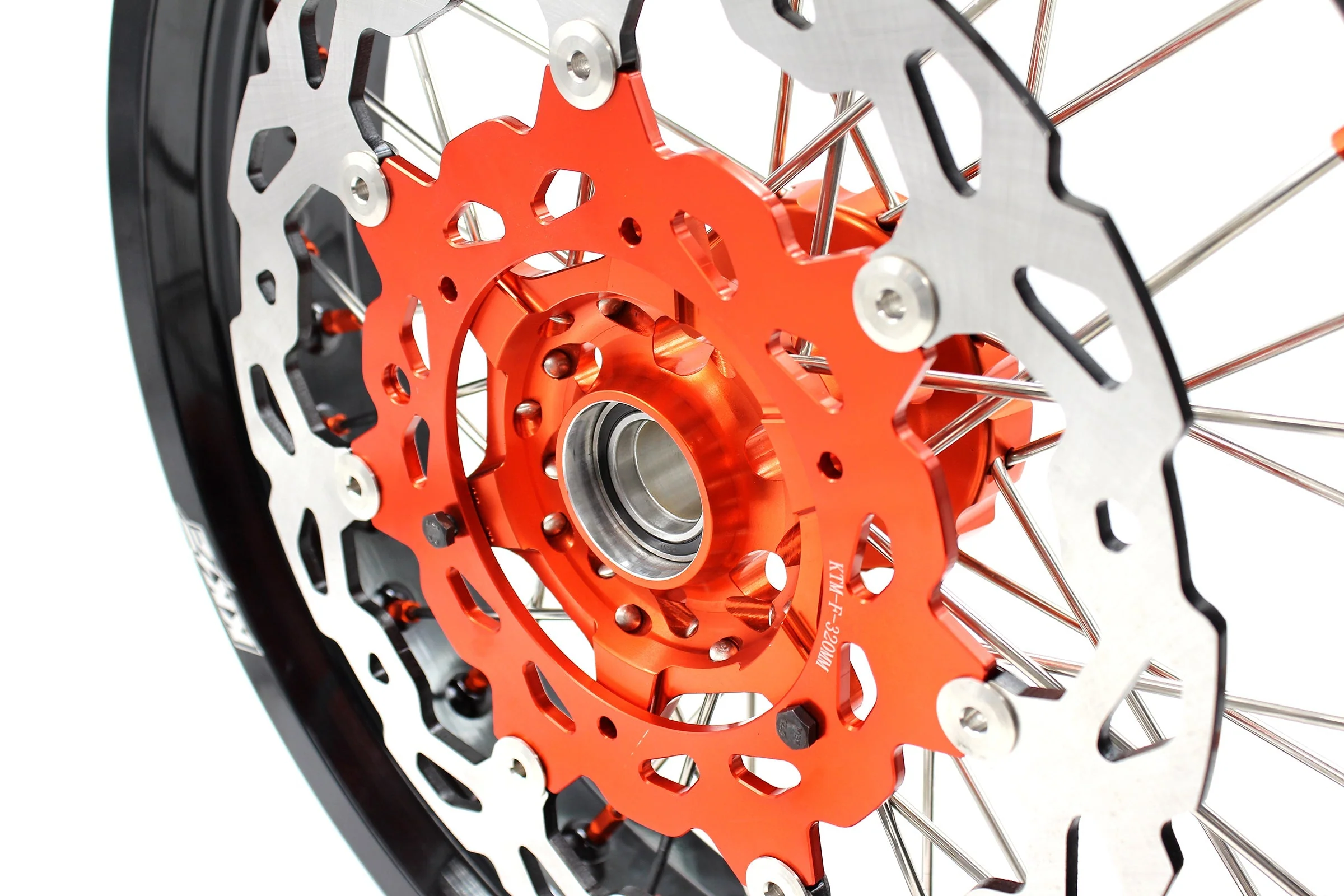 KKE 17Inch CUSH Drive Supermoto Wheels Rims For KTM690 SMC 2007-2011 320MM Disc - Image 5