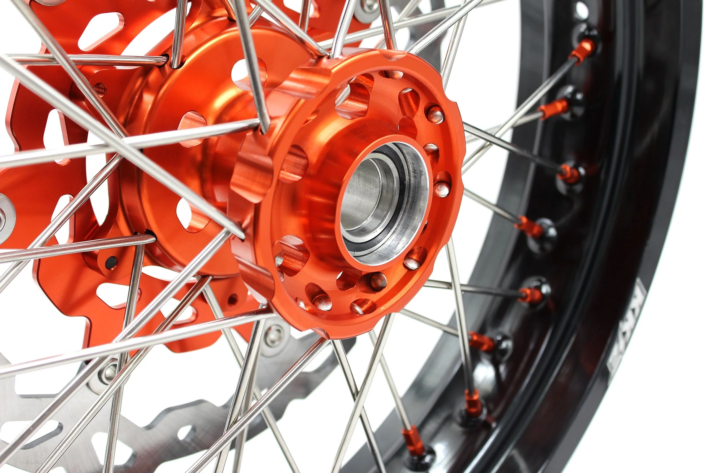 KKE 17Inch CUSH Drive Supermoto Wheels Rims For KTM690 SMC 2007-2011 320MM Disc - Image 7