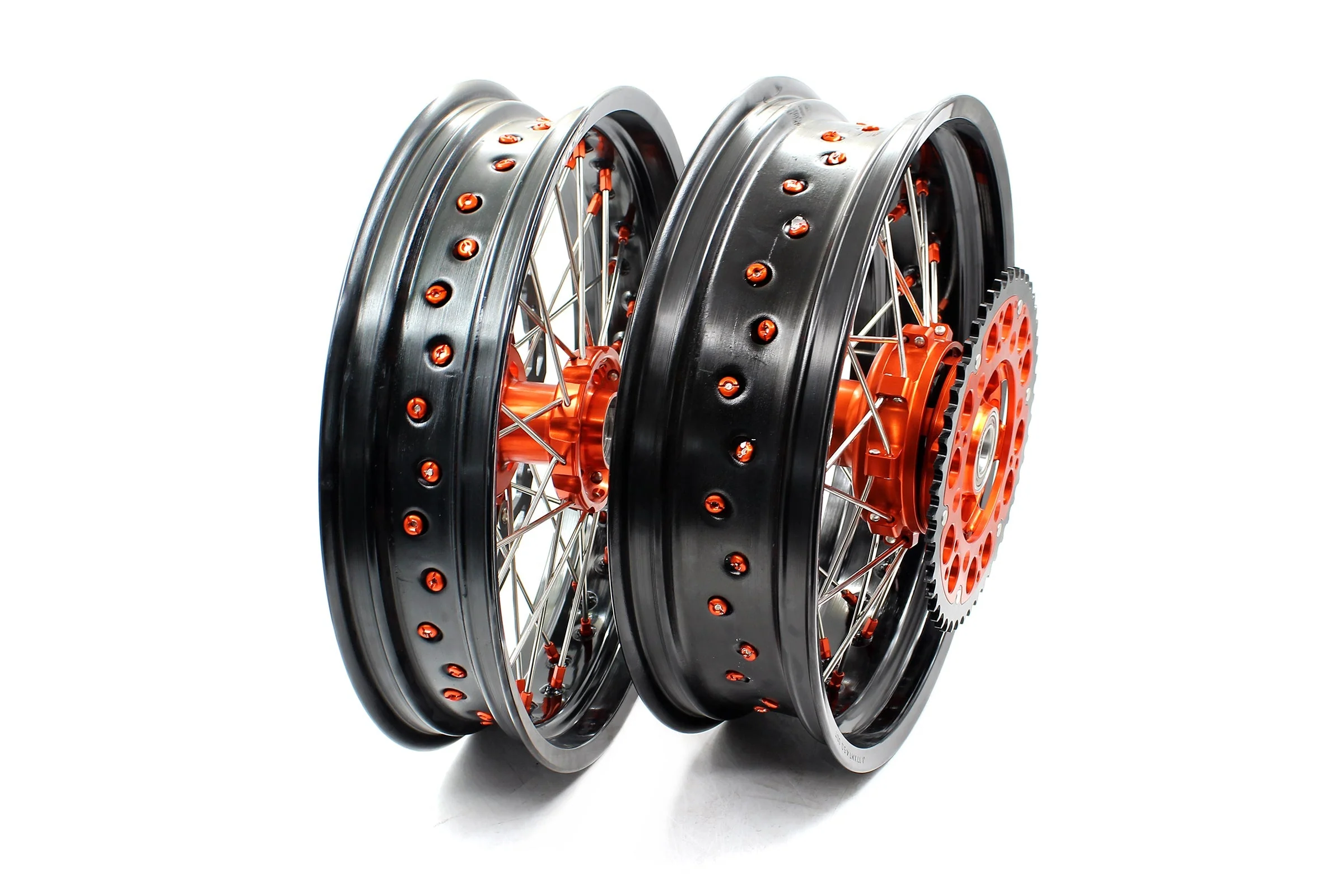 KKE 17Inch CUSH Drive Supermoto Wheels Rims For KTM690 SMC 2007-2011 320MM Disc - Image 9