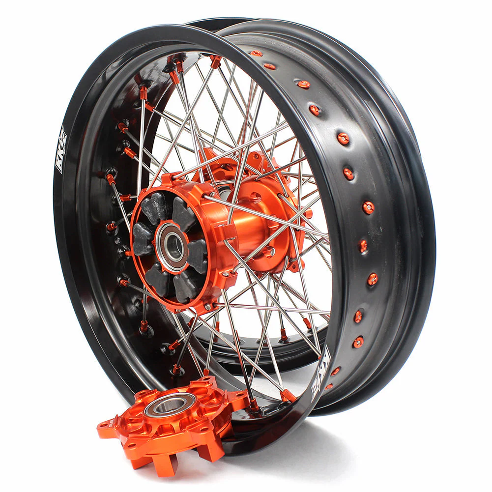KKE 17Inch CUSH Drive Supermoto Wheels Rims For KTM690 SMC 2007-2011 For KTM690 Enduro R 2008-2022 - Image 4
