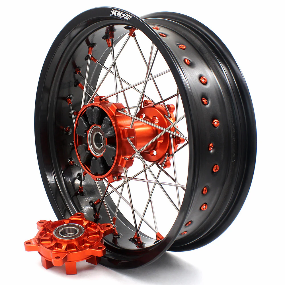 KKE 17Inch CUSH Drive Supermoto Wheels Rims For KTM690 SMC 2007-2011 For KTM690 Enduro R 2008-2022 - Image 9