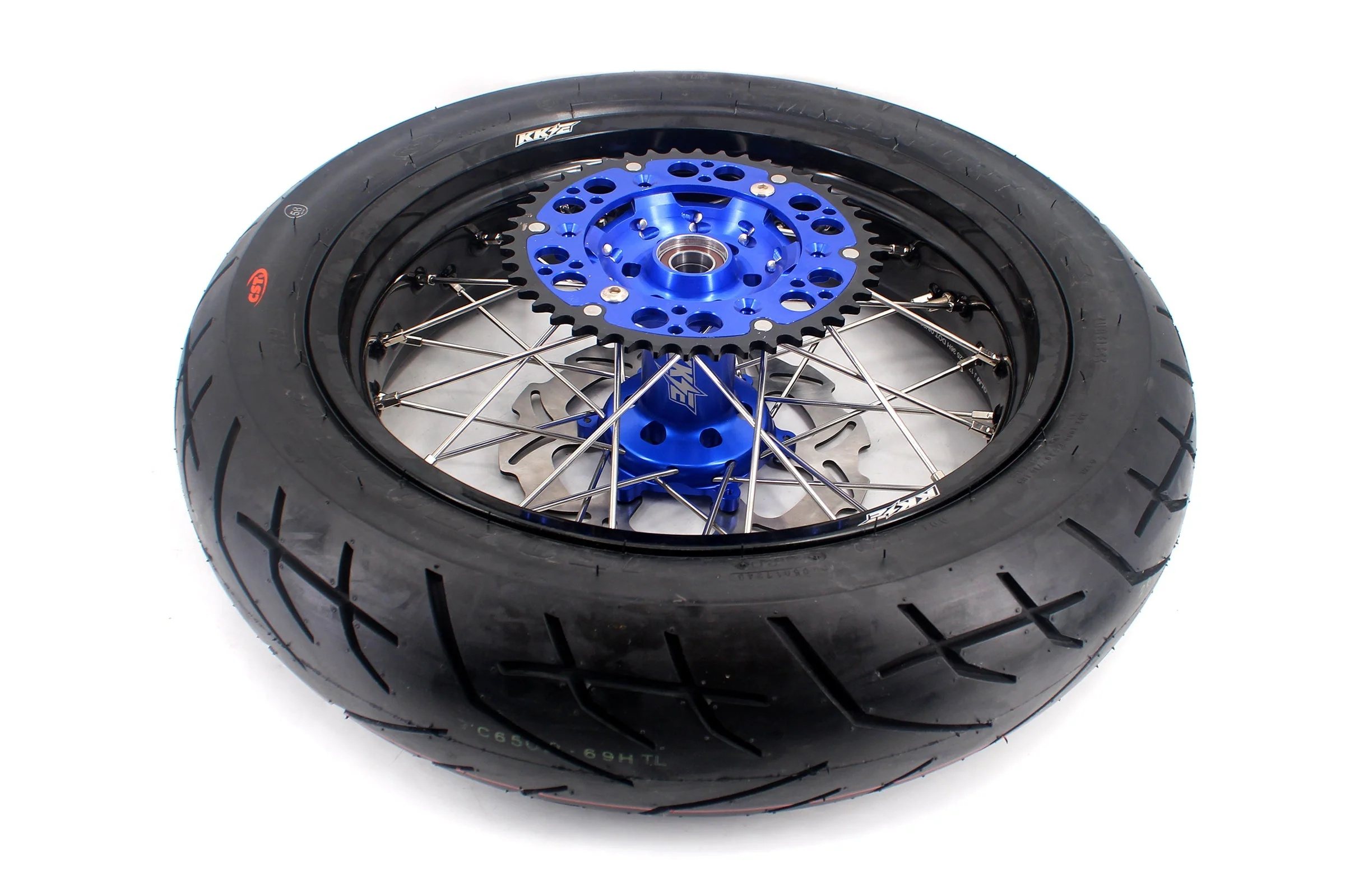 KKE 17inch For YAMAHA WR250F 2020-2025 WR450F 2019-2025 Supermoto Wheels CST Tires Rims - Image 3