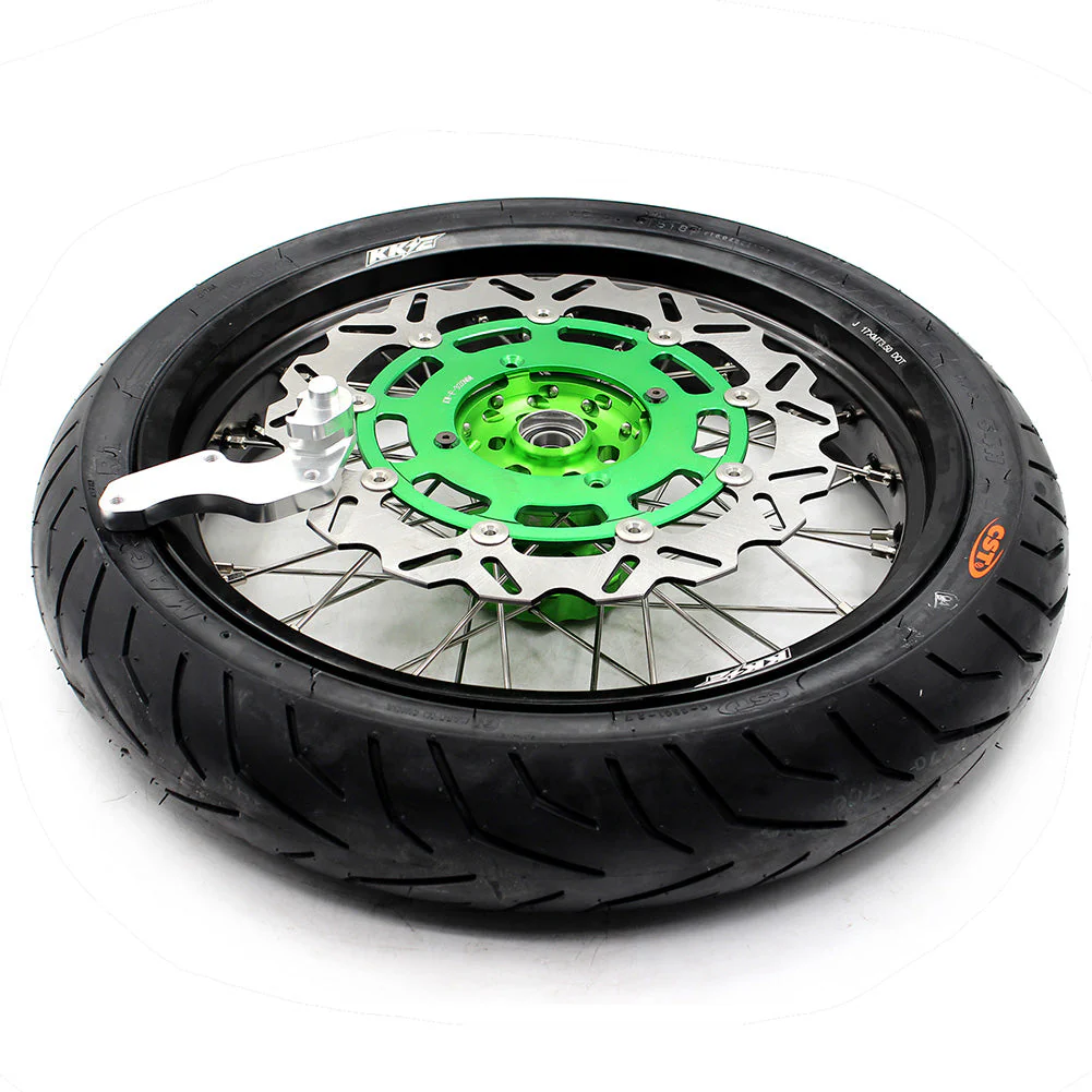 KKE 17inch KX250F 2006-2019 KX450F 2006-2018 For KAWASAKI Supermoto Rims CST Tires - Image 2