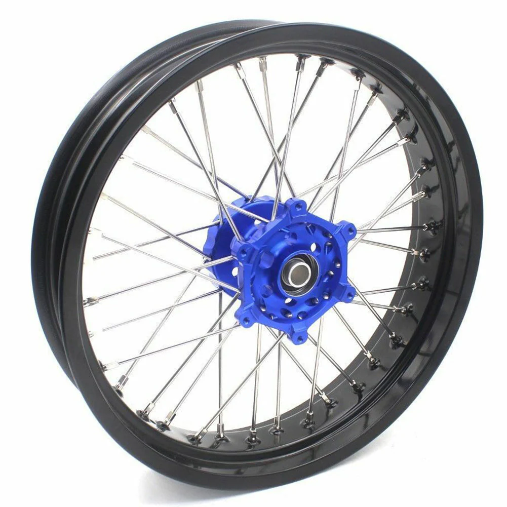 KKE 17Inch KX250F KX450F 2006-2021 For KAWASAKI Supermoto Alloy Wheels Rim Blue - Image 12