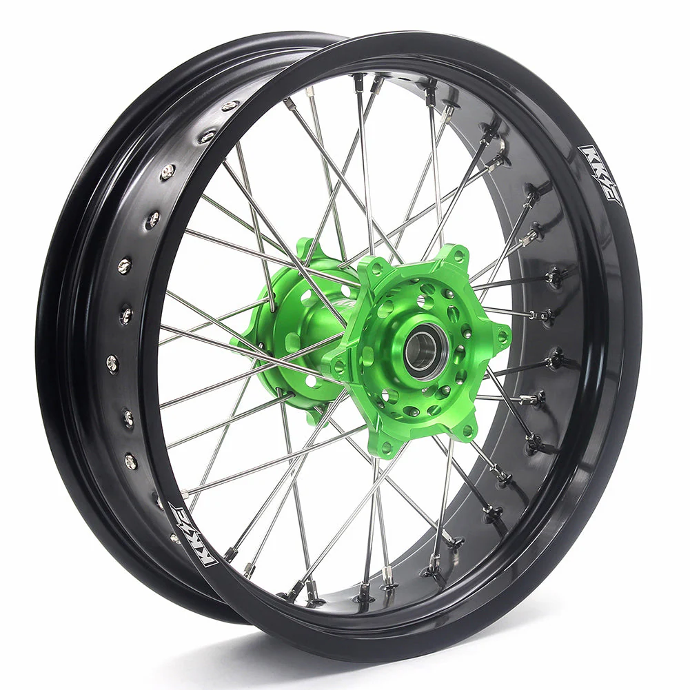 KKE 17Inch KX250F KX450F / KX450X 2006-2023 For KAWASAKI Supermoto Spoked Wheels Rim - Image 10