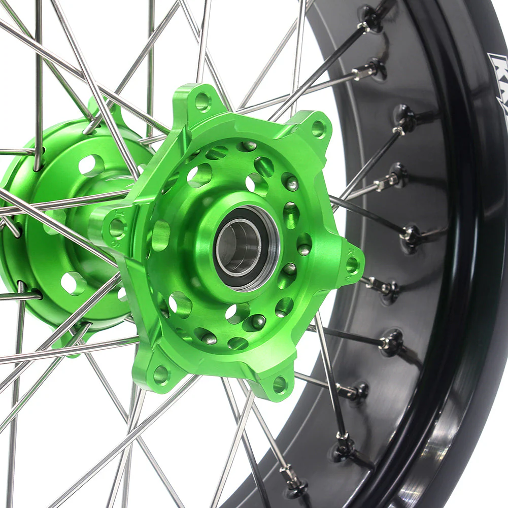 KKE 17Inch KX250F KX450F / KX450X 2006-2023 For KAWASAKI Supermoto Spoked Wheels Rim - Image 11