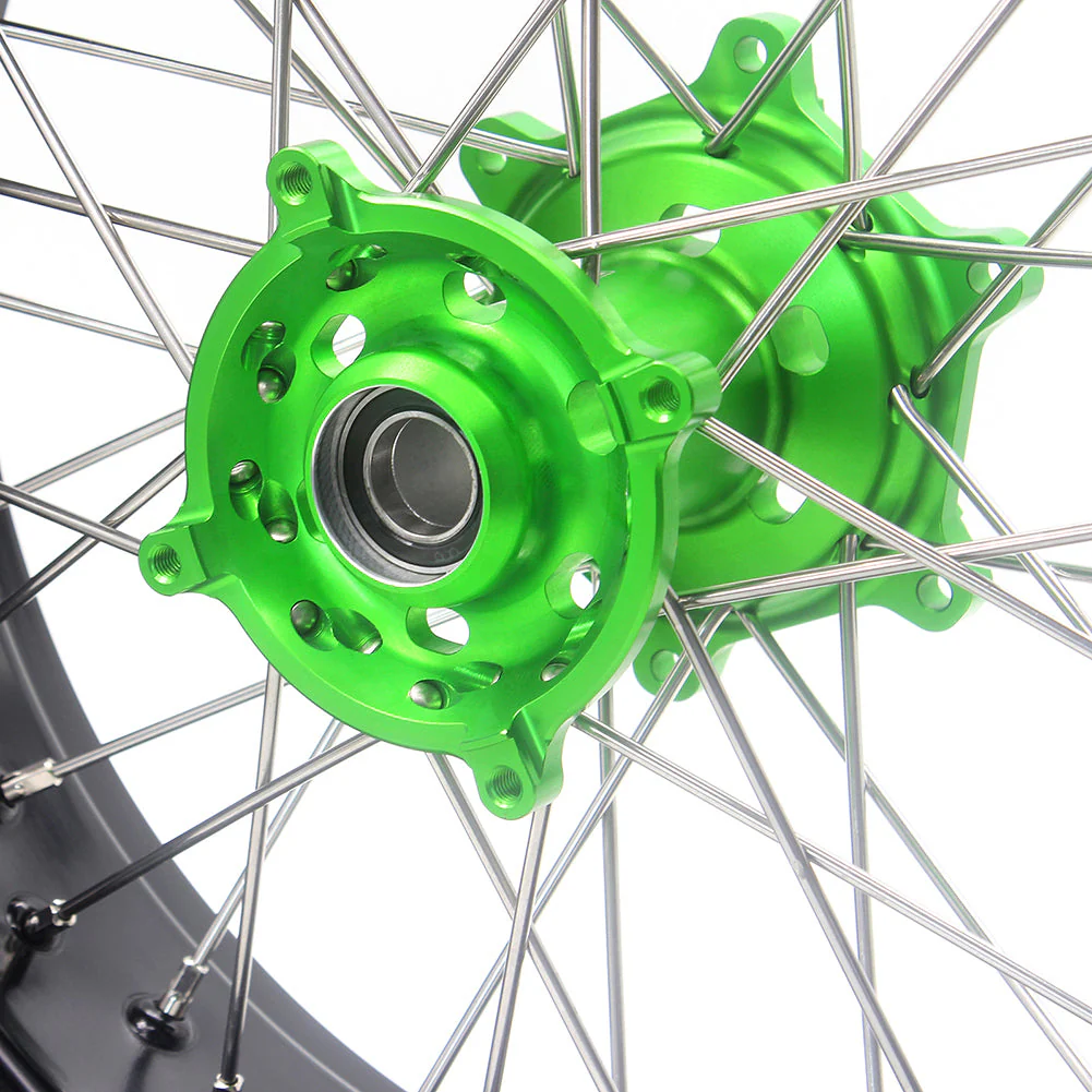KKE 17Inch KX250F KX450F / KX450X 2006-2023 For KAWASAKI Supermoto Spoked Wheels Rim - Image 12