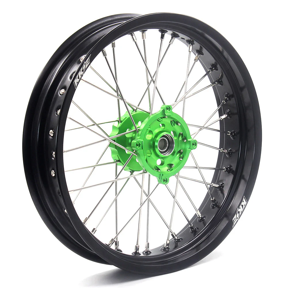 KKE 17Inch KX250F KX450F / KX450X 2006-2023 For KAWASAKI Supermoto Spoked Wheels Rim - Image 6
