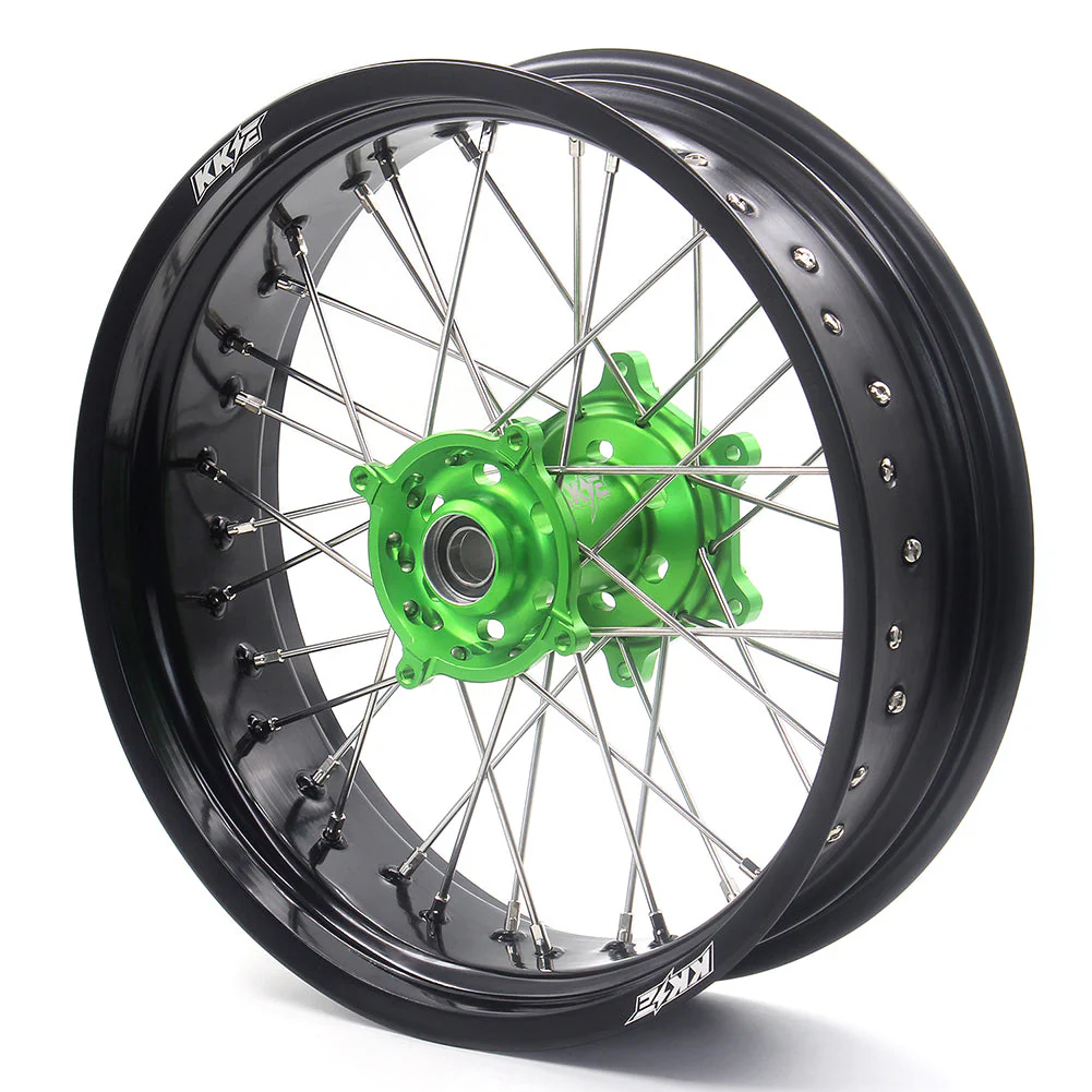 KKE 17Inch KX250F KX450F / KX450X 2006-2023 For KAWASAKI Supermoto Spoked Wheels Rim - Image 8