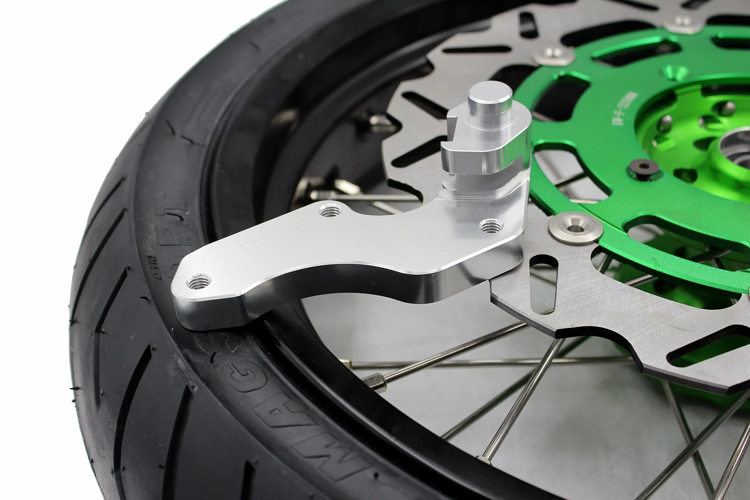 KKE 17inch KX450 KX450X KX250F 2020 KX450F 2019-2021 KX450 2019-2023 For KAWASAKI Supermoto Rims CST Tires Green - Image 10