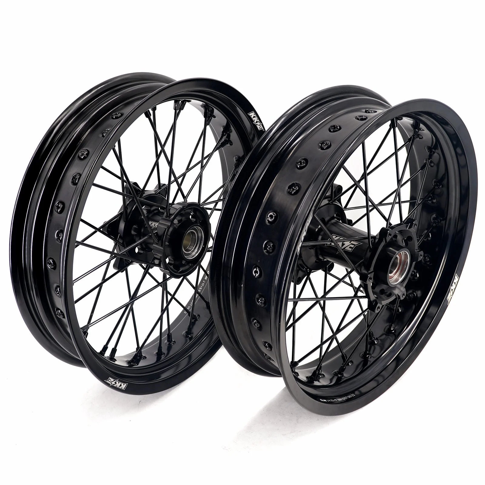 KKE 17Inch Supermoto Rims For KTM / Gas-Gas / Husky  2003-2024 Black - Image 4