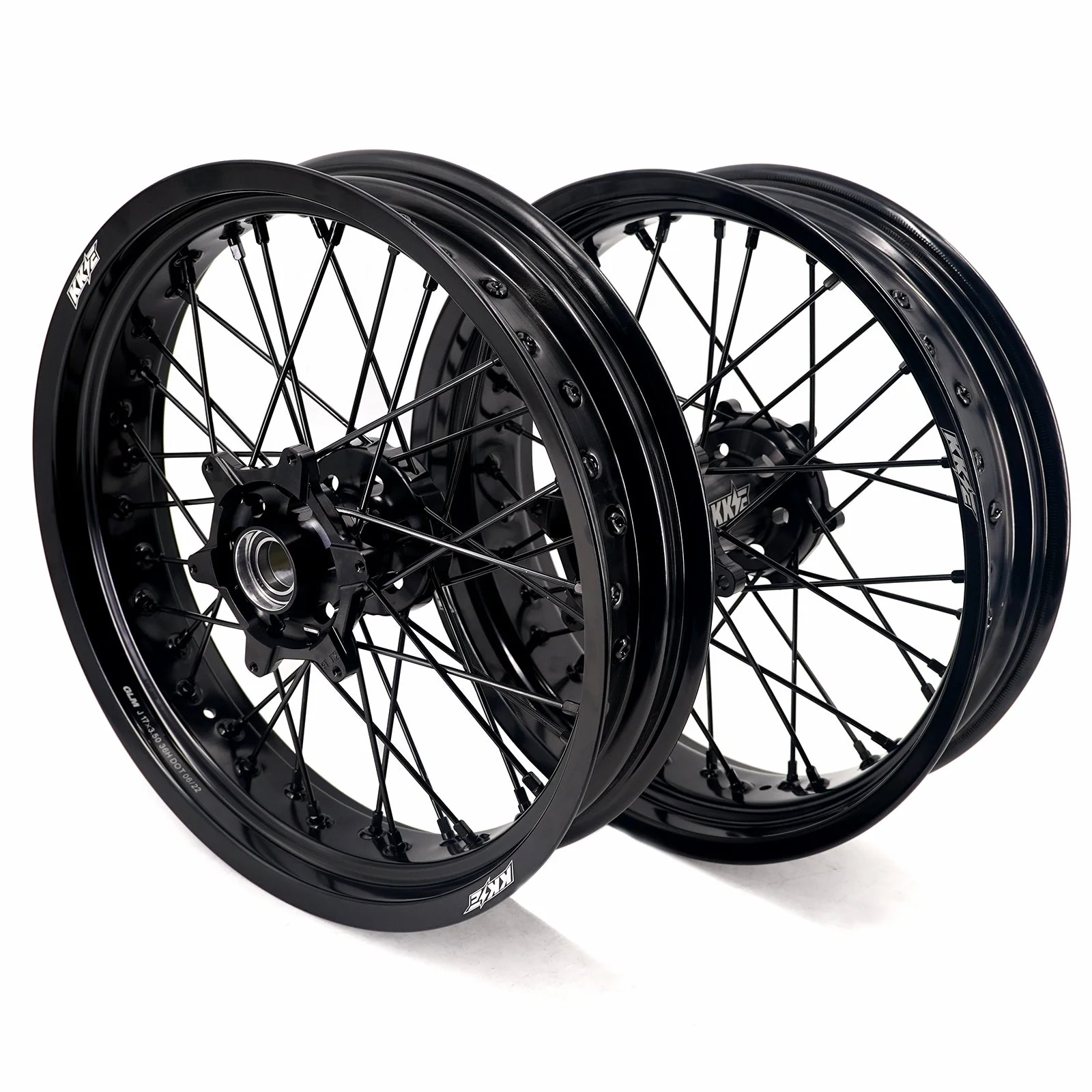 KKE 17Inch Supermoto Rims For KTM / Gas-Gas / Husky  2003-2024 Black - Image 5