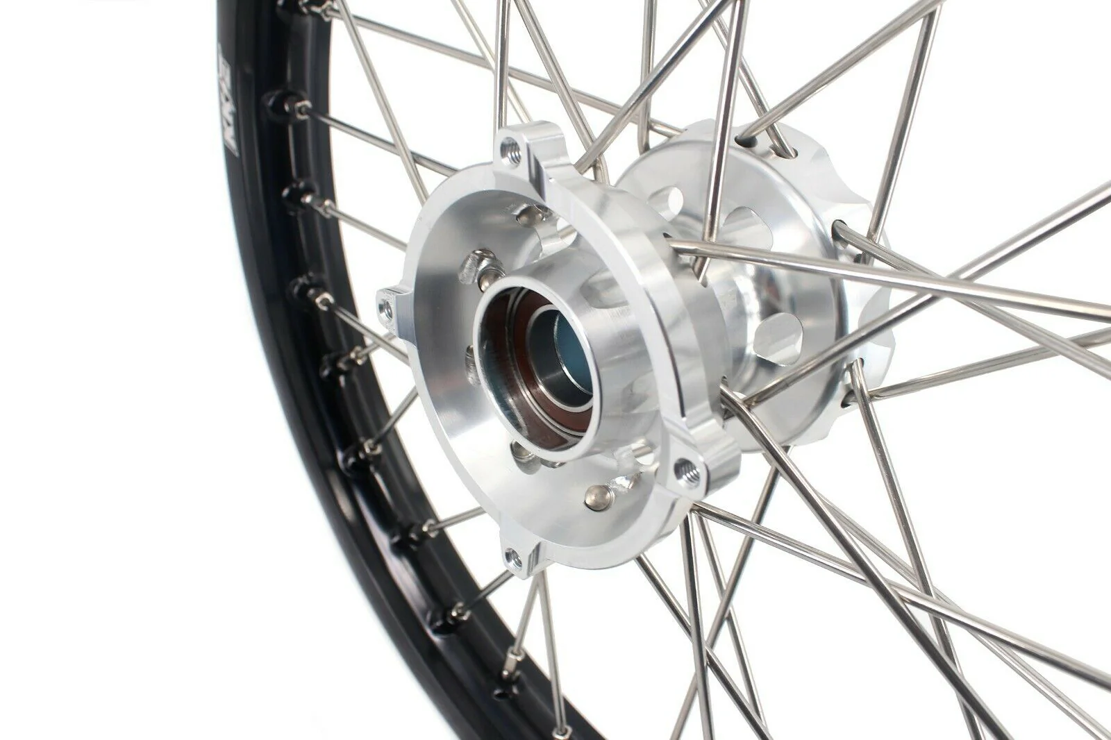 KKE 19"*1.6 & 16"*1.85 Kid's Big Wheels Rims Set Fit KTM SX 85 2021-2024 Silver Hub - Image 4