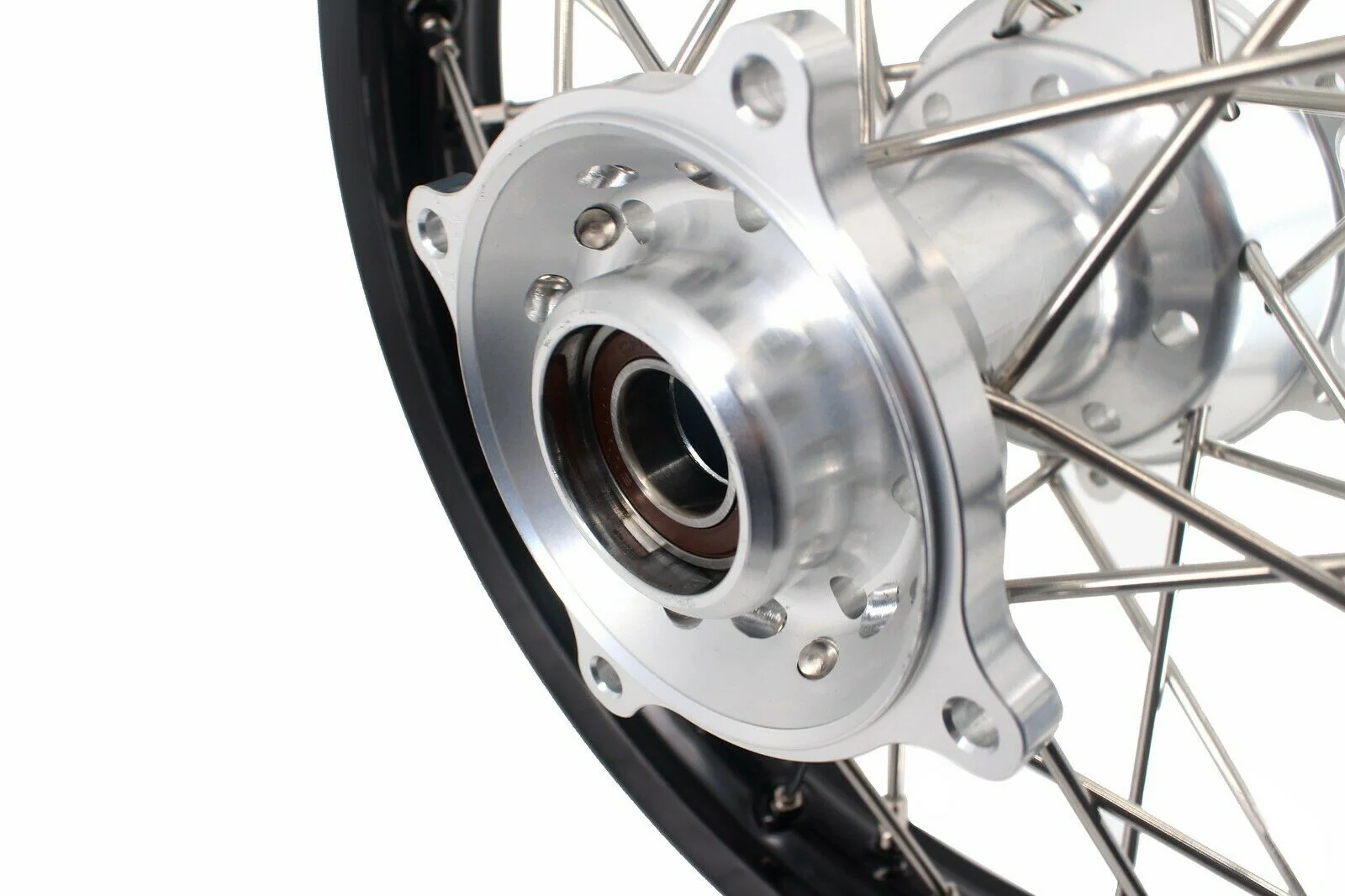 KKE 19"*1.6 & 16"*1.85 Kid's Big Wheels Rims Set Fit KTM SX 85 2021-2024 Silver Hub - Image 5