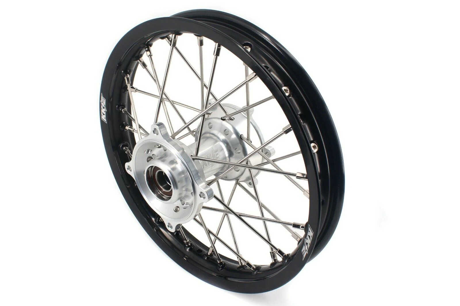 KKE 19"*1.6 & 16"*1.85 Kid's Big Wheels Rims Set Fit KTM SX 85 2021-2024 Silver Hub - Image 7